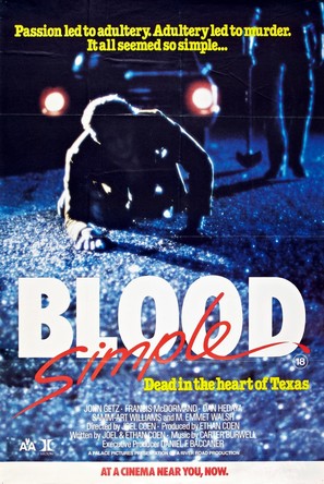 Blood Simple - British Movie Poster (thumbnail)