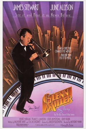 The Glenn Miller Story - Re-release movie poster (thumbnail)