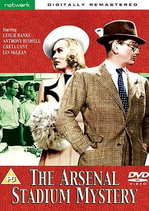 The Arsenal Stadium Mystery - British DVD movie cover (thumbnail)