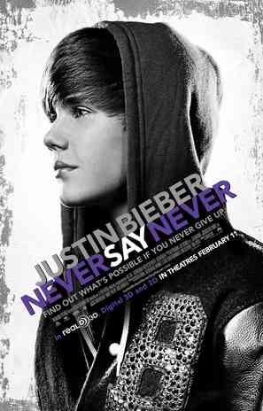 Justin Bieber: Never Say Never - Movie Poster (thumbnail)