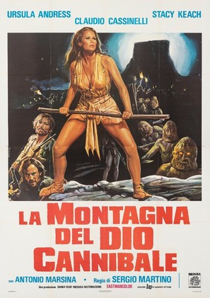 La montagna del dio cannibale - Italian Movie Poster (thumbnail)