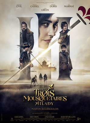 Les trois mousquetaires: Milady - French Movie Poster (thumbnail)