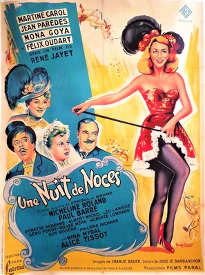 Une nuit de noces - French Movie Poster (thumbnail)