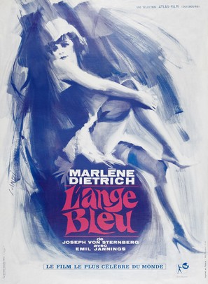 Der blaue Engel - French Movie Poster (thumbnail)