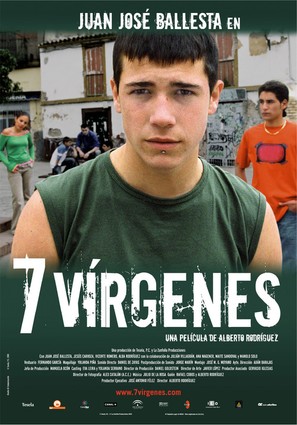 7 v&iacute;rgenes - Spanish Movie Poster (thumbnail)