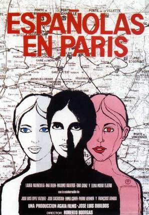 Espa&ntilde;olas en Par&iacute;s - Spanish Movie Poster (thumbnail)