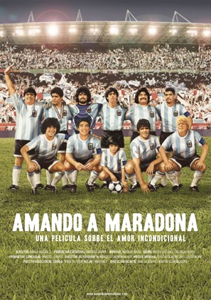 Amando a Maradona - Spanish Movie Poster (thumbnail)