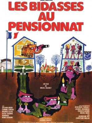 Les bidasses au pensionnat - French Movie Poster (thumbnail)