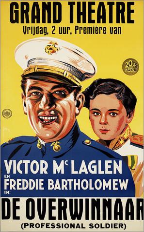 Professional Soldier - Dutch Movie Poster (thumbnail)