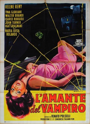 L&#039;amante del vampiro - Italian Movie Poster (thumbnail)
