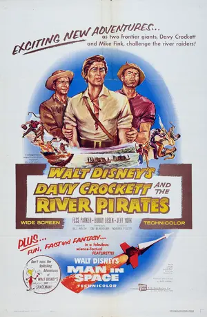 Davy Crockett and the River Pirates Poster