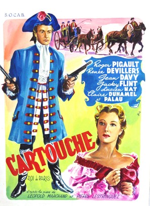 Cartouche, roi de Paris - Belgian Movie Poster (thumbnail)