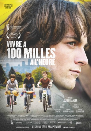 Vivre &agrave; 100 milles &agrave; l&#039;heure - Canadian Movie Poster (thumbnail)