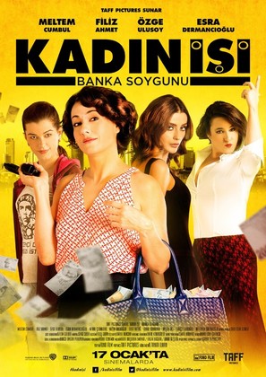 Kadin Isi Banka Soygunu - Turkish Movie Poster (thumbnail)