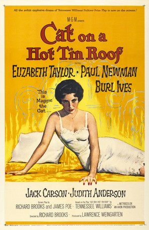 Cat on a Hot Tin Roof - Movie Poster (thumbnail)