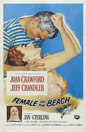 Female on the Beach - Movie Poster (thumbnail)