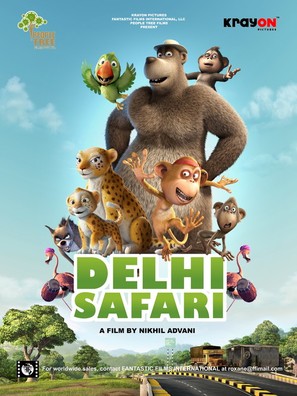 Delhi Safari - Indian Movie Poster (thumbnail)