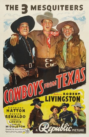 Cowboys from Texas - Movie Poster (thumbnail)