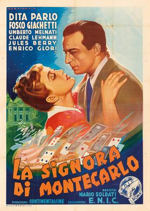 La signora di Montecarlo - Italian Movie Poster (thumbnail)