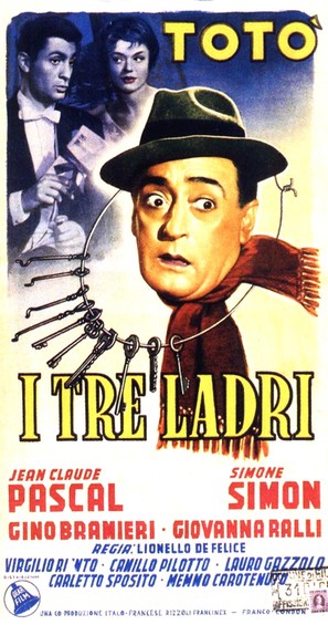 I tre ladri - Italian Movie Poster (thumbnail)