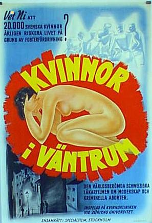 Kvinnor i v&auml;ntrum - Swedish Movie Poster (thumbnail)