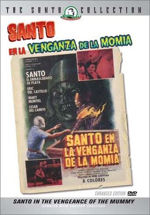 Santo en la venganza de la momia - DVD movie cover (thumbnail)