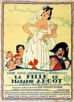 La fille de Madame Angot - French Movie Poster (thumbnail)