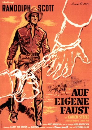 Ride Lonesome - German Movie Poster (thumbnail)