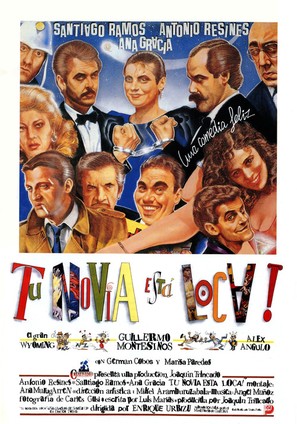 Tu novia est&aacute; loca - Spanish Movie Poster (thumbnail)