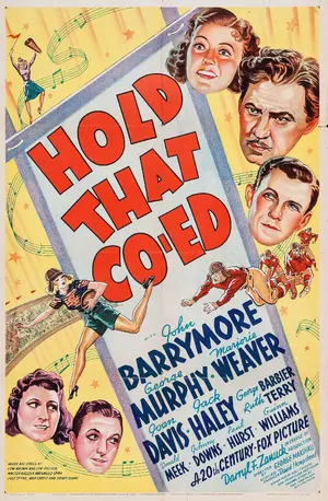 Hold That Co-ed Poster