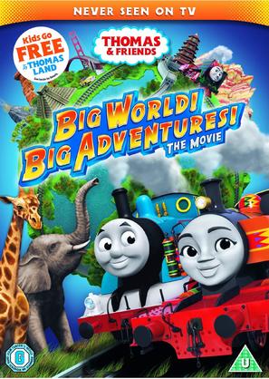 Thomas &amp; Friends: Big World! Big Adventures! The Movie - British DVD movie cover (thumbnail)