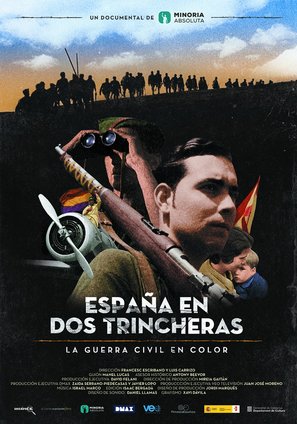 Espa&ntilde;a en dos trincheras. La guerra civil en color - Spanish Movie Poster (thumbnail)