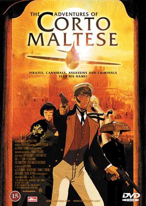 Corto Maltese: La cour secr&egrave;te des Arcanes - Danish DVD movie cover (thumbnail)