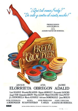 Fredy el croupier - Spanish Movie Poster (thumbnail)