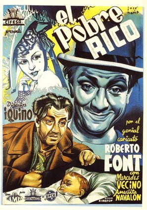 El pobre rico - Spanish Movie Poster (thumbnail)