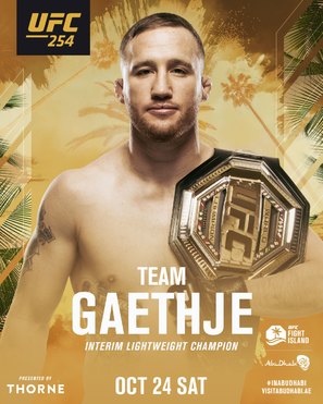 UFC 254: Khabib vs Gaethje - Movie Poster (thumbnail)