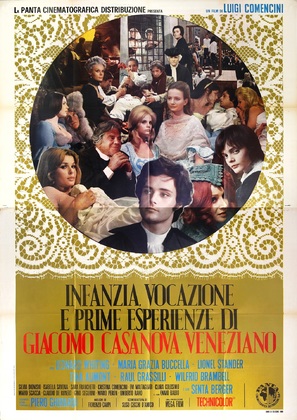 Infanzia, vocazione e prime esperienze di Giacomo Casanova, veneziano - Italian Movie Poster (thumbnail)