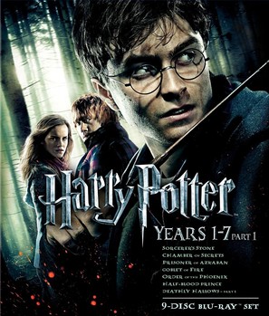 Harry Potter and the Deathly Hallows - Part 1 - Blu-Ray movie cover (thumbnail)