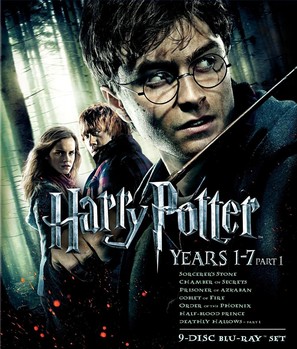 Harry Potter and the Deathly Hallows: Part I - Blu-Ray movie cover (thumbnail)