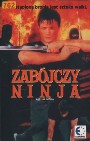 Lethal Ninja - Polish VHS movie cover (thumbnail)