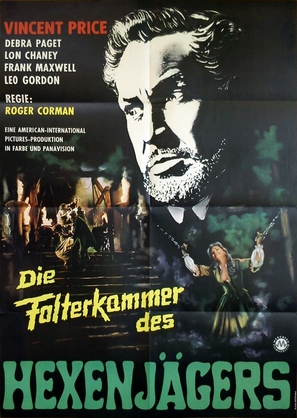 The Haunted Palace - German Movie Poster (thumbnail)