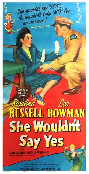 She Wouldn&#039;t Say Yes - Movie Poster (thumbnail)