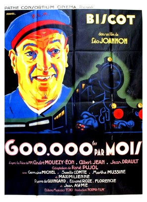 600 000 francs par mois - French Movie Poster (thumbnail)
