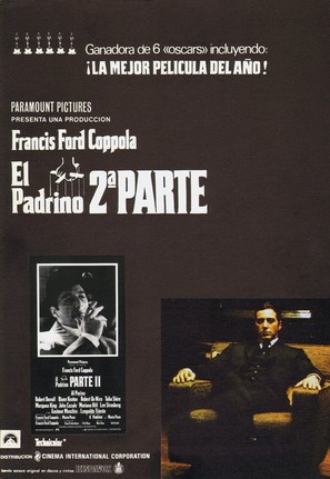 The Godfather: Part II - Spanish Movie Poster (thumbnail)