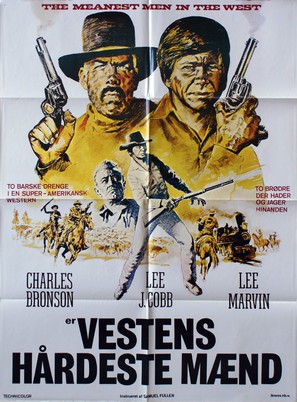 The Meanest Men in the West - Danish Movie Poster (thumbnail)