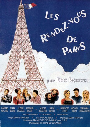 Les rendez-vous de Paris - French Movie Poster (thumbnail)