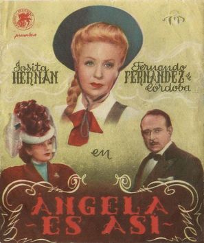 &Aacute;ngela es as&iacute; - Spanish Movie Poster (thumbnail)