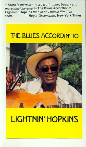 The Blues Accordin&#039; to Lightnin&#039; Hopkins - VHS movie cover (thumbnail)
