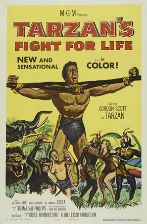 Tarzan&#039;s Fight for Life - Movie Poster (thumbnail)