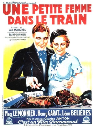 Une petite femme dans le train - French Movie Poster (thumbnail)